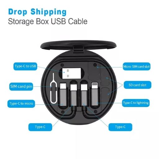 6 in 1 Data Cable Set