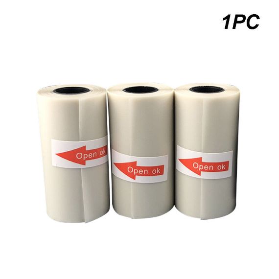 3 Rolls Thermal Paper Transparent