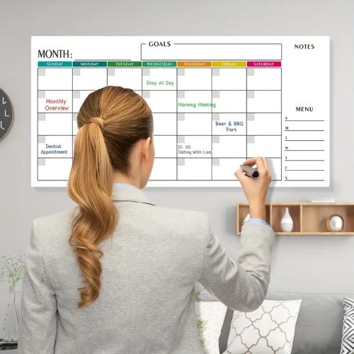 Erasable Universal Calendar Planner